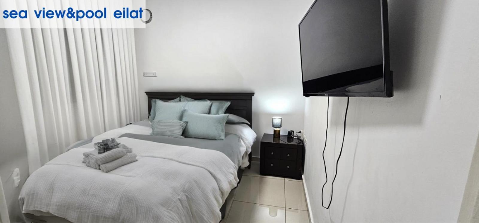 Sea View & Pool Eilat Apartment Bagian luar foto